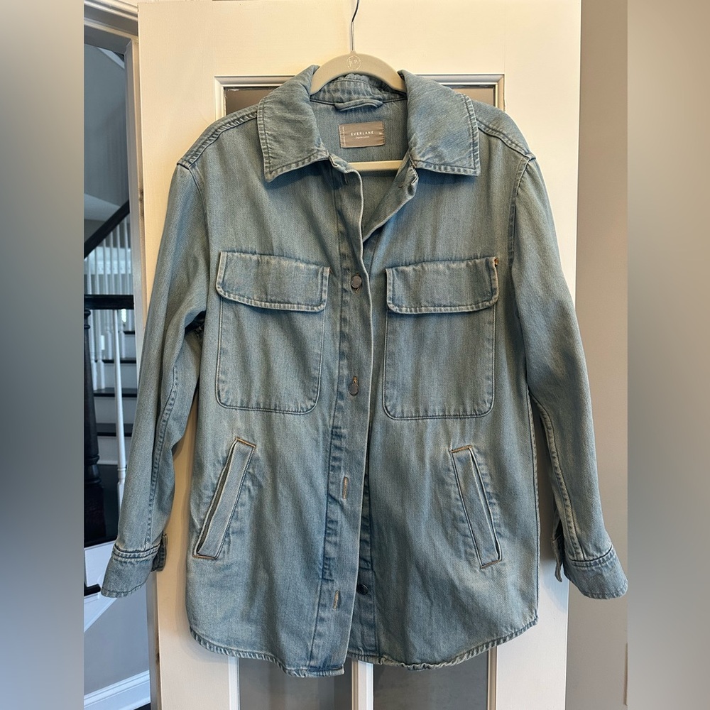 Everlane Light Blue Jean Jacket - Picture 2 of 6